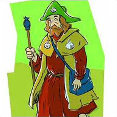 Que faisait un homme qui voyageait en France en arborant une coquille sur ses v&ecirc;tements ?