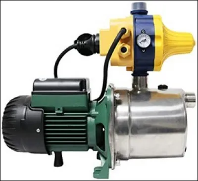 Voici une pompe à eau. Comment se nomme la partie verte ?