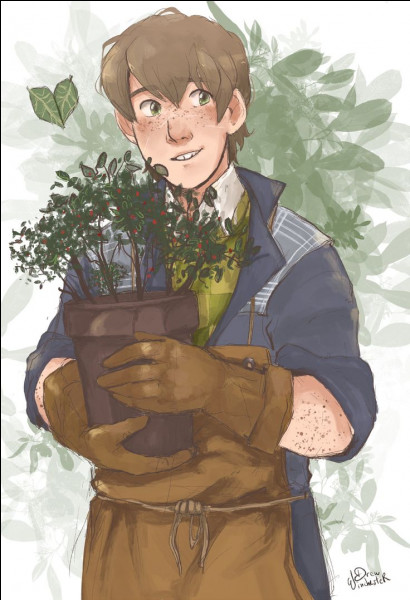 Qui est ce garçon qui a l’air d’aimer la botanique ?