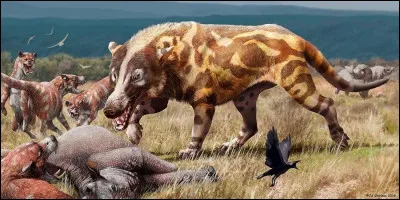 Je suis le mammifère terrestre carnivore le plus imposant, je vis en Mongolie et j'ai un crâne plus gros que celui d'un ours Kodiak.