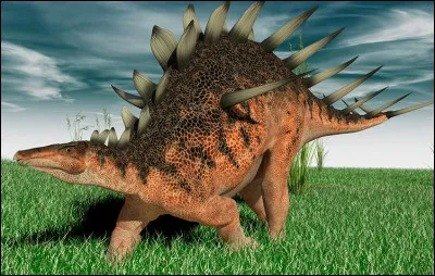 Je suis un herbivore de Tanzanie, je fait 4,5 m de long et je suis un Stégosauridé.