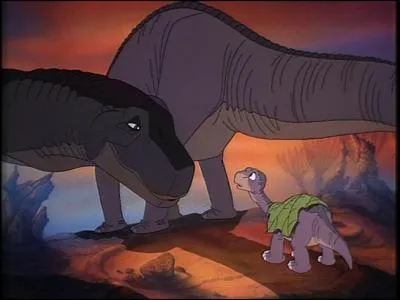 Qui a perdu sa mre, morte  la suite d'un combat avec un 'dents tranchantes' ?