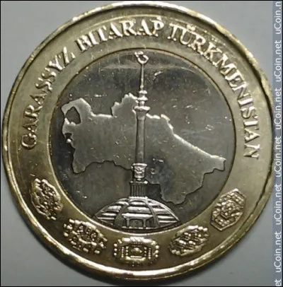 M comme la monnaie du Turkm&eacute;nistan :
