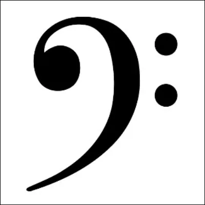 En notation musicale, quelle note correspond &agrave; la cl&eacute; concernant les sons graves ?