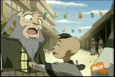 A Ba Sing Se, l'oncle de Zuko ouvre :