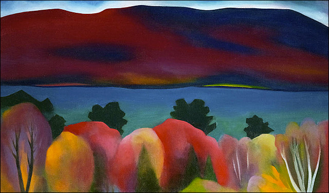 Qui a peint " Lac George en automne" ?