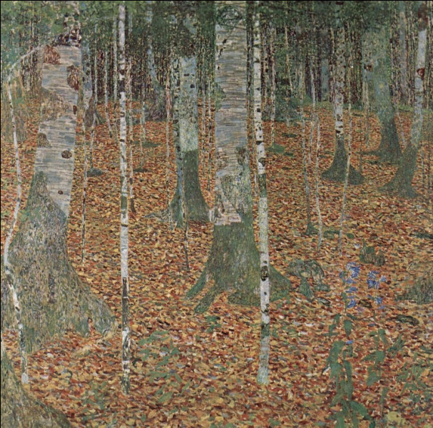 Qui a peint "Forêt de bouleaux en automne" ?