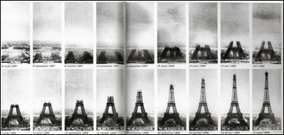 En combien de temps la tour Eiffel est-elle construite ?