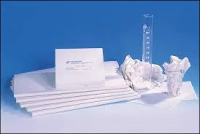 Quel papier est utilisé en chimie ?