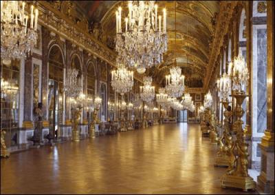 L'un des lieux de France les plus visits est un lieu gigantesque et grandiose (73 m de long) recouvert de miroirs (357), la Galerie des Glaces. Elle se trouve ?