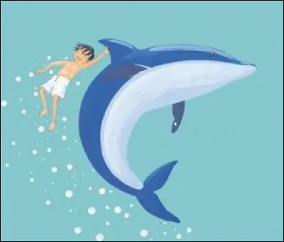 Dans cette histoire légendaire romaine, un petit garçon nommé Alexandre vit seul avec son père, modeste pêcheur. Pauvre et frêle, il subit les moqueries des autres enfants du village. Un soir de printemps, il fait la rencontre d'un dauphin qui devient son ami. Quel est son nom ?