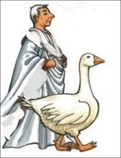 Une oie se tint constamment aux côtés d'un philosophe grec du IIIe siècle sans jamais le quitter. Qui est-il ?