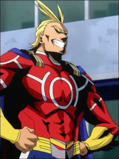 Quel costume All Might portait-il lors de sa première apparition dans la classe 1-A ?