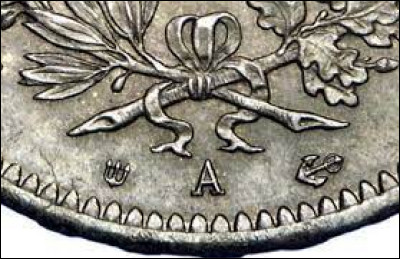 En numismatique, quel est le terme employé pour désigner une marque d'atelier ou de graveur sur une pièce de monnaie ?