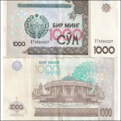 Quel pays a pour monnaie le som ?