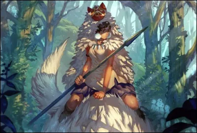 Dans les films des studios Ghibli, quelle princesse a été élevée parmi les loups ?