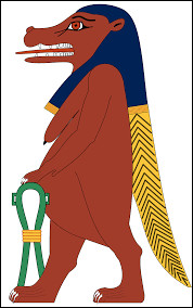 Quel est le nom cette déesse égyptienne représentée par un corps d'hippopotame et des pattes de lion ?