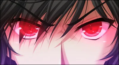 Dans quels mangas l'un des personnages principaux possède-t-il des pupilles magiques rouges ?