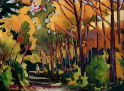À qui doit on ce "Sous-bois en automne" ?