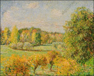 Qui a peint "Effet d'automne, le noyer, Eragny" ?