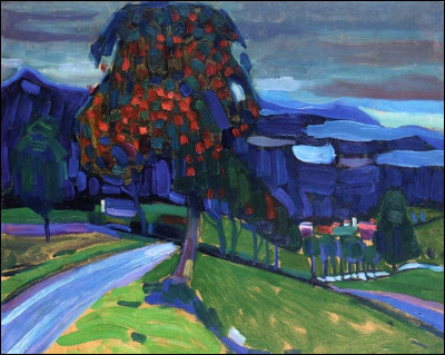 Qui a peint "L'Automne à Murnau" ?