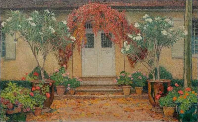 Qui est l'auteur du tableau "Automne, entrée principale de Marquayrol" ?