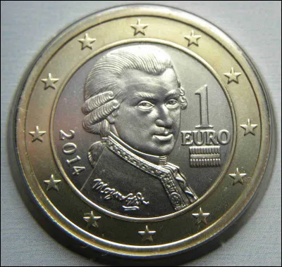 Sur la pièce autrichienne de 1 euro figure la représentation de Wolfgang Amadeus Mozart. A-t-il composé "La Lettre à Élise" ?