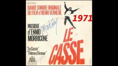Quel acteur est à l'affiche du film "Le Casse" ?