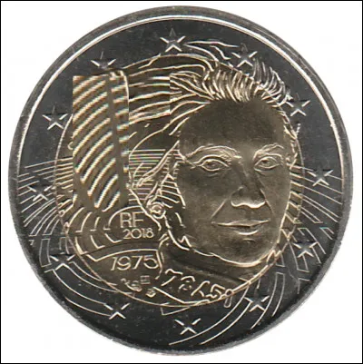 Quelle femme célèbre est représentée sur cette pièce ?