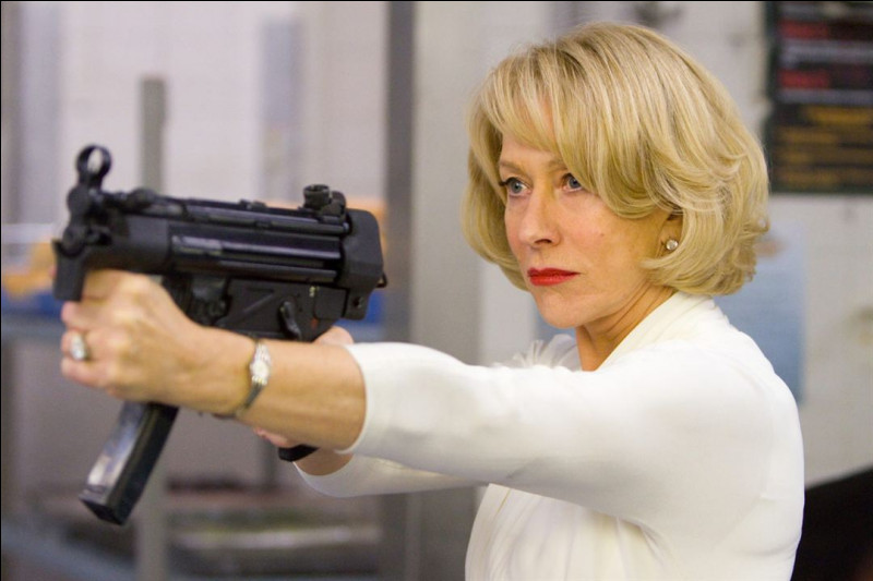 Dans quel film Helen Mirren est-elle une retraitée de la CIA ?