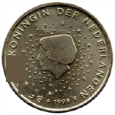 Qui se trouve sur cette pièce de 50 centimes hollandaise ?
