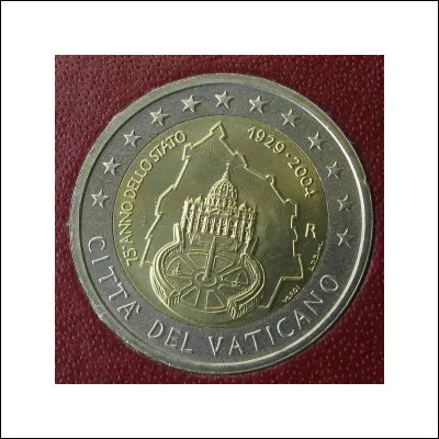 Un pièce de monnaie de 2 euros du Vatican de 2019 commémore les 90 ans de le fondation de cet état. Par quels accords a-t-il été fondé ?