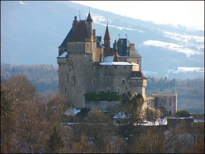 Dans quel département de la région Auvergne-Rhône-Alpes se situe le château de Menthon-Saint-Bernard ?