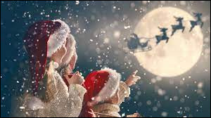 Complétez les paroles extraites de cette célèbre chanson de Noël : "Petit Papa Noël/ Quand tu descendras du ciel / ...