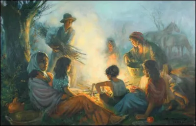 Qui a peint "Les Bohémiens autour du feu" ?