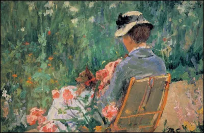 Qui a fait le portrait de "Lydia assise au jardin" ?