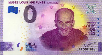 Sur un billet de 0 euro figure le portrait de Louis de Funès. Quel film n'a-t-il pas tourné ?