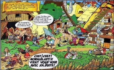 Dans un album d'Astérix, dans quoi Moralélastix, un chef gaulois avare, dépose-t-il l'argent de sa tribu pour échapper au fisc ?