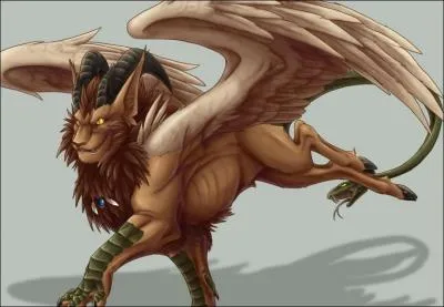 Selon la mythologie, la Chimre  la tte d' _______ , le corps d' __________ , et l'arrire-train d' __________ .