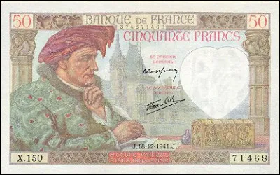 Comment s'appelle l'homme présent sur ce billet de 50 francs ?
