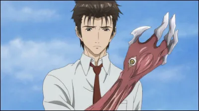 Qui est le premier parasite combattu par Shinichi ?