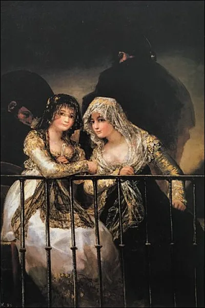 Qui a peint ces "femmes au balcon" (1808-1814)