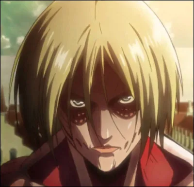 Que fait le Titan féminin lorsqu'il voit Armin ?