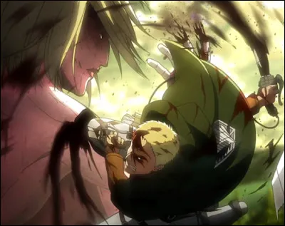 Saison 2 : On apprend que c'est Reiner qui avait communiqué la position d'Eren dans la saison 1 au Titan féminin. De quelle façon s'y est-il pris ?