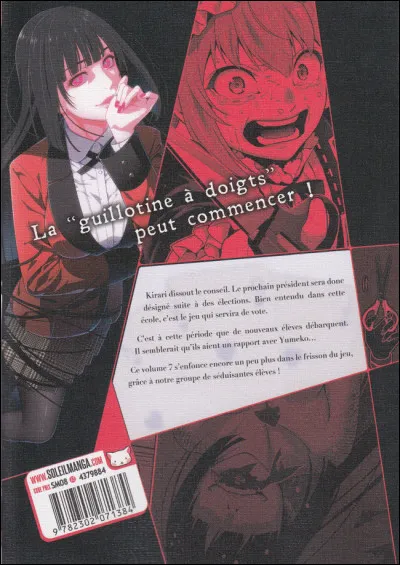 Lorsque Yumeko Jabami a fait l'&eacute;preuve de la guillotine, avec qui a-t-elle jou&eacute; ?