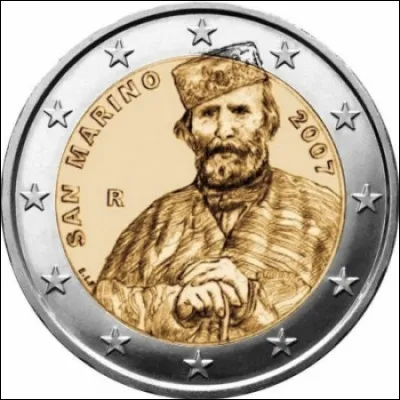 Une pièce de monnaie de 2 euros de Saint-Marin commémore les 200 ans de la naissance de Giuseppe Garibaldi. Dans quelle ville est-il né ?