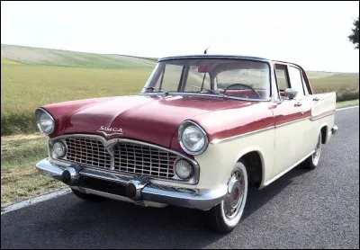 Quel est ce modèle haut de gamme à moteur V8, produit par Simca de 1957 à 1961 ?