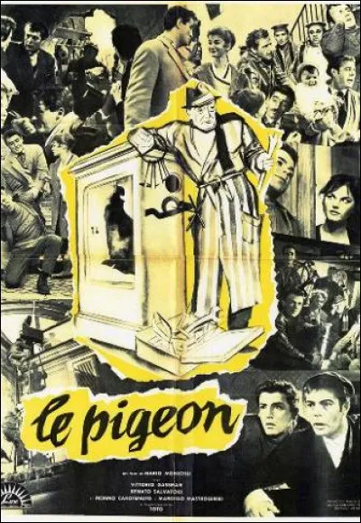 Quelle actrice est à l'affiche du film "Le Pigeon" ?