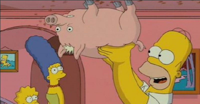 Quel est le nom du cochon d'Homer Simpson ?