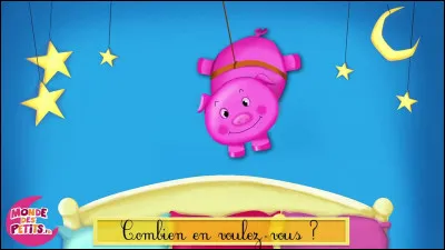 Dans une comptine de notre enfance à quoi est pendu le petit cochon qui pondra des ufs si on lui tire la queue ?